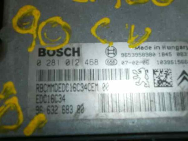 CENTRALITA MOTOR UCE CITROEN XSARA PICASSO 1.6 16V HDi FAP
