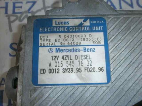 CENTRALITA MOTOR UCE MERCEDES-BENZ BM SERIE 210 BERLINA DIESEL 3.0 Turbodiesel CAT