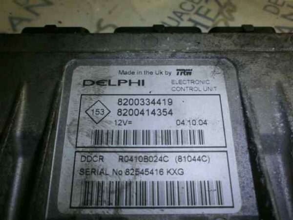CENTRALITA MOTOR UCE RENAULT MEGANE II BERLINA 5P 1.5 dCi Diesel FAP