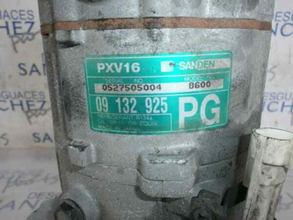 COMPRESOR AIRE ACONDICIONADO OPEL VECTRA B BERLINA 2.2 16V CAT (Z 22 SE) - Imagen 3