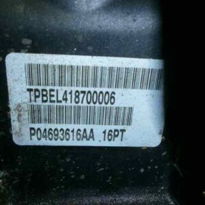 MOTOR COMPLETO CHRYSLER PT CRUISER (PT) 1.6 16V CAT