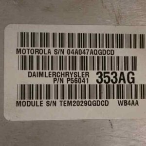 CENTRALITA MOTOR UCE CHRYSLER JEEP GR.CHEROKEE (WJ/WG) *