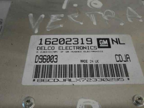 CENTRALITA MOTOR UCE OPEL VECTRA B BERLINA 1.6 16V