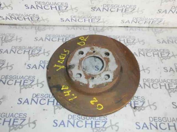 DISCO FRENO DELANTERO TOYOTA YARIS (NCP1/NLP1/SCP1) 1.4 Turbodiesel CAT