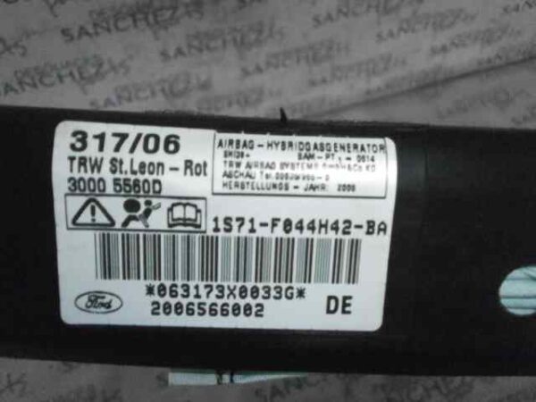 AIRBAG CORTINA DELANTERO DERECHO FORD MONDEO BERLINA (GE) 2.0 TDCi CAT