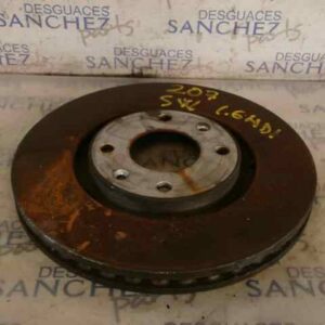 DISCO FRENO DELANTERO PEUGEOT 207 *