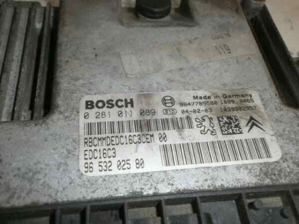 CENTRALITA MOTOR UCE PEUGEOT 206+ 1.4 HDi