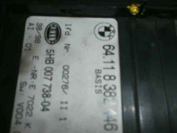 MANDO CLIMATIZADOR BMW SERIE 3 BERLINA (E46) 2.0 16V Diesel CAT