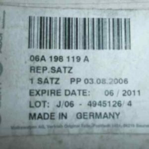 KIT DISTRIBUCION AUDI A3 (8L) 1.8 20V