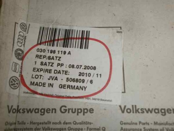 KIT DISTRIBUCION SEAT IBIZA (6K) 1.9 Diesel CAT (1Y)