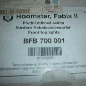 FARO ANTINIEBLA DERECHO SKODA FABIA (5J2 ) 1.4 TDI