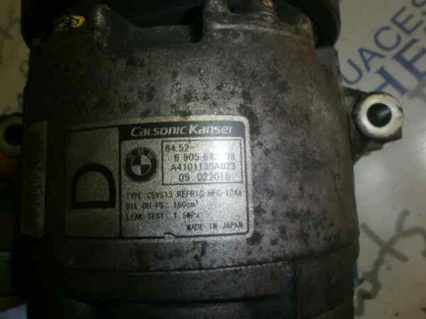 COMPRESOR AIRE ACONDICIONADO BMW X3 (E83) 2.0 Turbodiesel CAT - Imagen 3