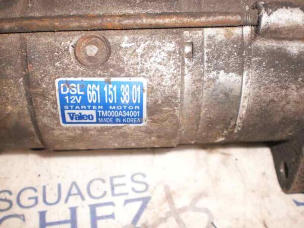 MOTOR ARRANQUE SSANGYONG REXTON 2.7 Turbodiesel CAT - Imagen 3