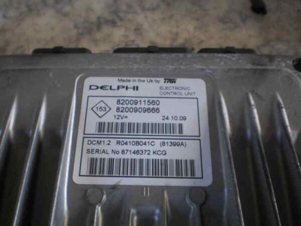 CENTRALITA MOTOR UCE RENAULT CLIO GRANDTOUR 1.5 dCi Diesel FAP
