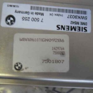 CENTRALITA MOTOR UCE BMW SERIE 5 TOURING (E39) 2.8 24V CAT