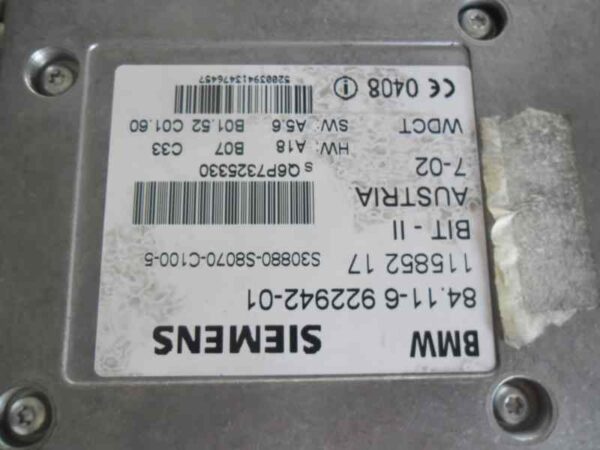 MODULO ELECTRONICO BMW SERIE 5 BERLINA (E39) 2.5 Turbodiesel CAT - Imagen 2