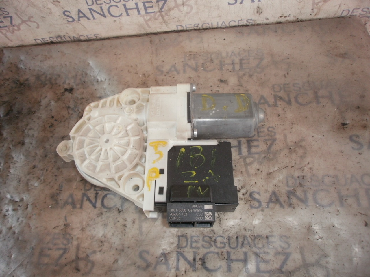 MOTOR ELEVALUNAS DELANTERO DERECHO SEAT IBIZA (6L1) 1.9 TDI