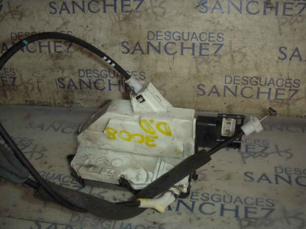 CERRADURA PUERTA DELANTERA DERECHA PEUGEOT 3008 1.2 12V e-THP / PureTech