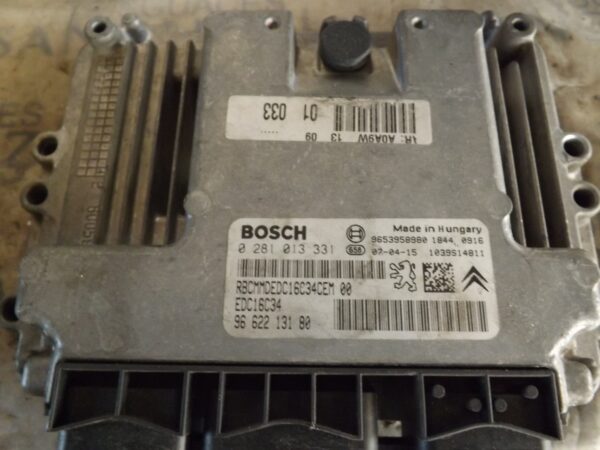 CENTRALITA MOTOR UCE PEUGEOT 1007 1.6 HDi FAP CAT (9HZ / DV6TED4)