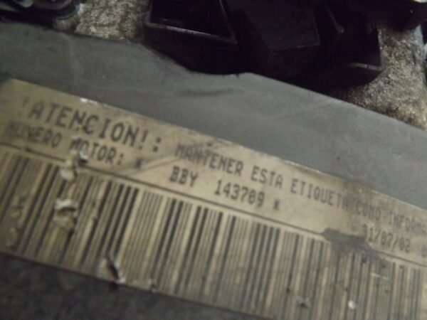 MOTOR COMPLETO SEAT IBIZA  (6L1) 1.4 16V - Imagen 2