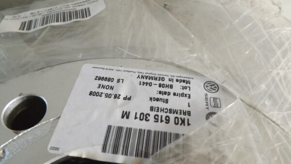 DISCO FRENO DELANTERO SEAT LEON (1P1) 2.0 16V T FSI - Imagen 2