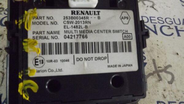CONTROL NAVEGADOR RENAULT SCENIC III * - Imagen 2